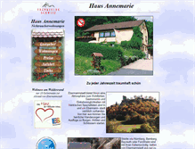 Tablet Screenshot of haus-annemarie-fewo.de